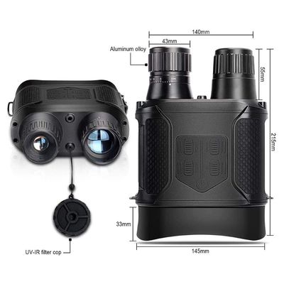 NV400B Kính xa nhìn ban đêm với 2X Optical Magnification 640 * 480 độ phân giải video và 850mm Infrared LED